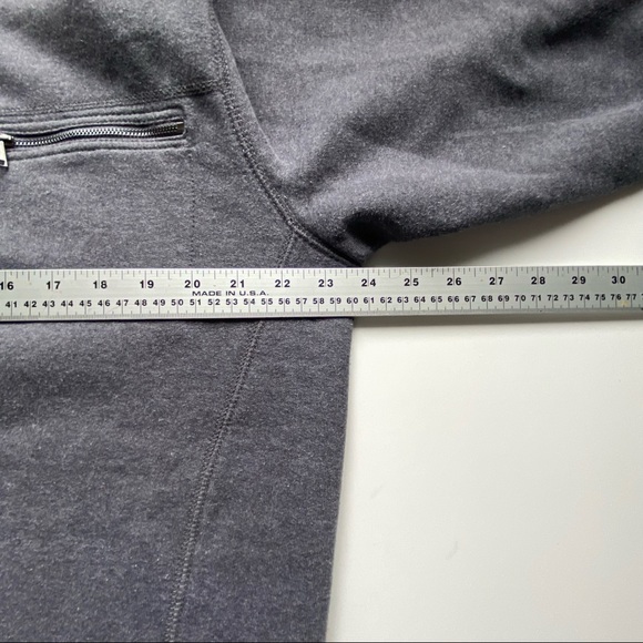 Calvin Klein Pullover High Collar 1/4 zip Grey Sweater Size xL - Picture 5 of 5